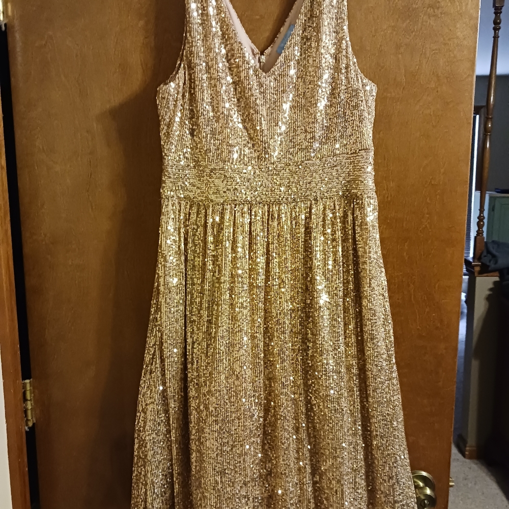 Sequin Midi Dress